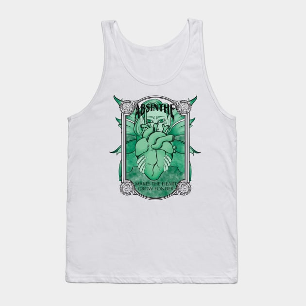 Absinthe Hearted Tank Top by Twisted Teeze 